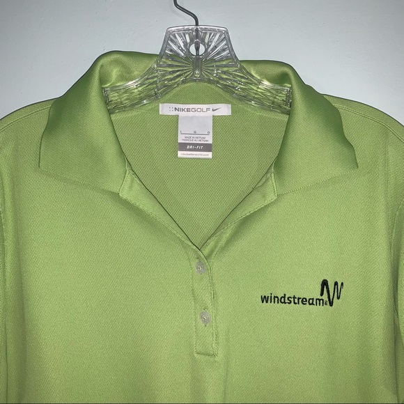 Nike Golf size Large Dri-fit green polo top - Picture 2 of 11